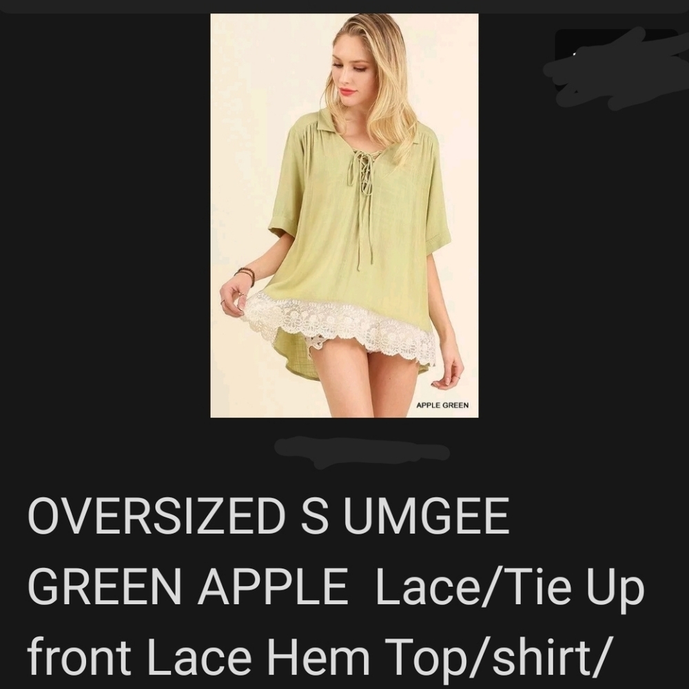 NWT UMGEE Tunic top blouse boho style - Picture 4 of 5